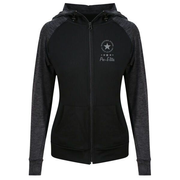 Women's cool contrast zoodie Thumbnail